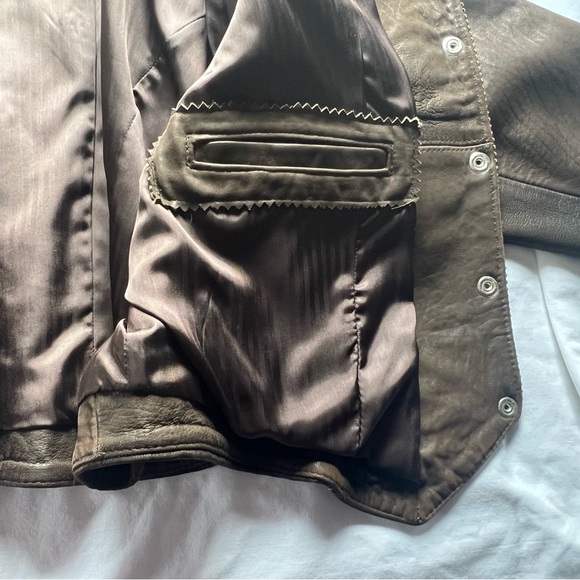 Tribe America Leather Jacket wm 14 - Picture 9 of 13